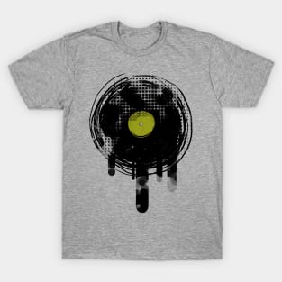 Melting Vinyl Record T-Shirt